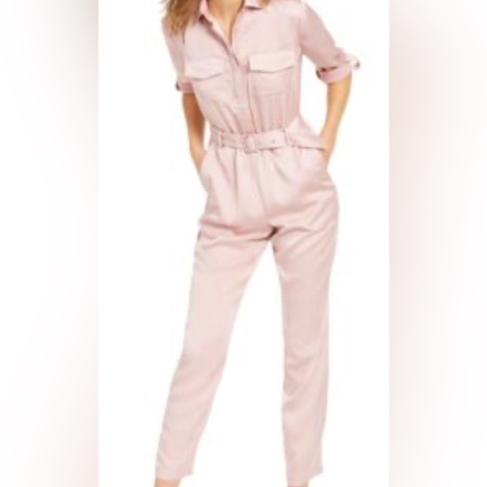 INC International Concepts Pink Jumpsuit - Picture 3 of 3